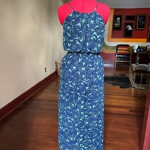 Sweet Storm blue and green dress size small